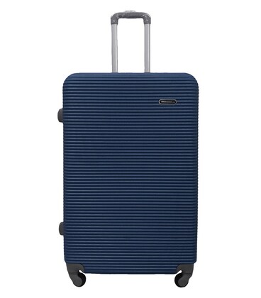 Чемодан Milano 004 большой L темно-синий фото, картинка, изображение