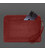 Шкіряний чохол для ноутбука на блискавці з кишенею та петлею на руку Червоний картинка, зображення, фото