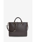 Женская кожаная сумка Fancy A4 коричневая краст картинка, изображение, фото