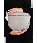 Кожаная сумка поясная-кроссбоди Vacation серый краст картинка, изображение, фото