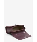 Женская кожаная сумка Classic бордовая винтаж картинка, изображение, фото