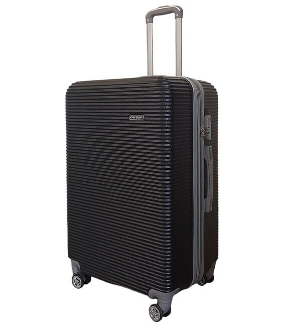 Чемодан Carbon 0508 большой L черный фото, картинка, изображение