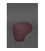 Килимок для мишки "Грушка" з натуральної шкіри бордовий Crazy Horse картинка, зображення, фото