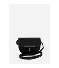 Женская кожаная сумка поясная-кроссбоди Bridget черная картинка, изображение, фото