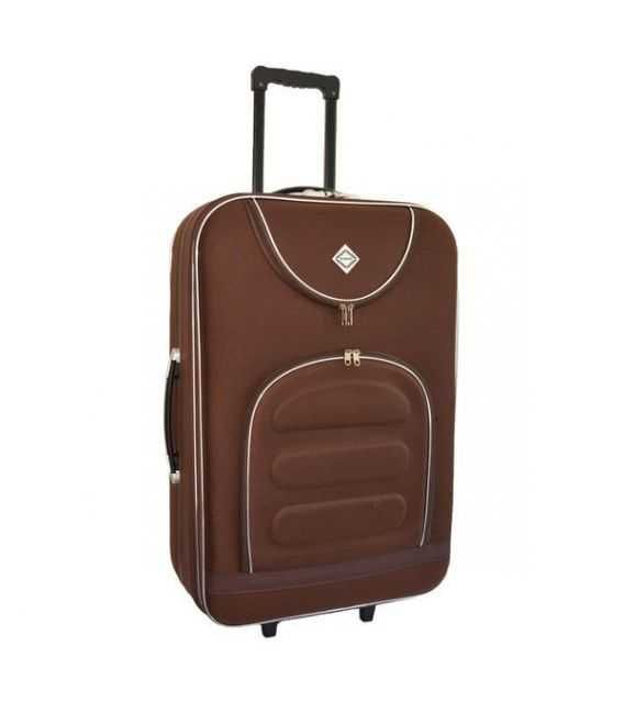 Валіза Bonro Lux середня M коричнева - картинка, зображення, фото валізи