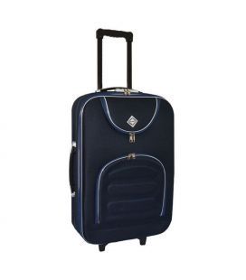 Чемодан Bonro Lux средний M темно-синий