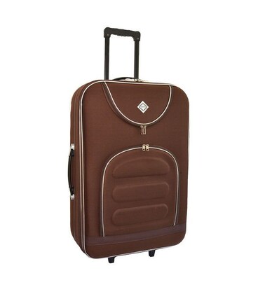 Чемодан Bonro Lux большой L коричневый фото, картинка, изображение