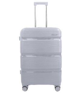 Валіза Milano 0307 середня M срібна картинка, зображення, фото