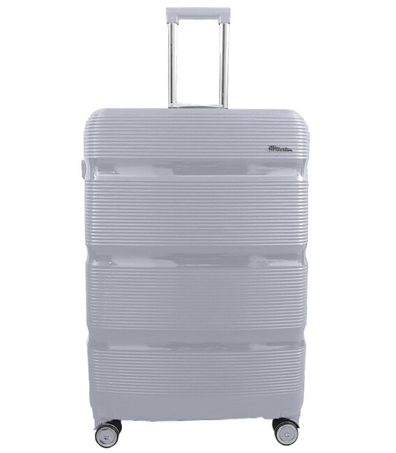 Чемодан Milano 0307 большой L серебристый фото, картинка, изображение