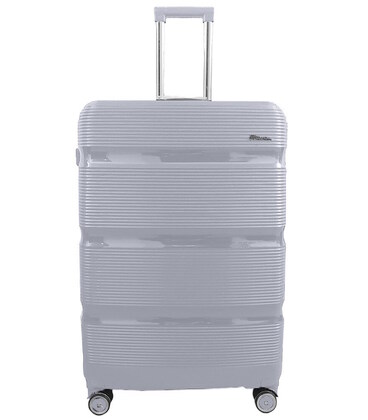 Чемодан Milano 0307 большой L серебристый фото, картинка, изображение