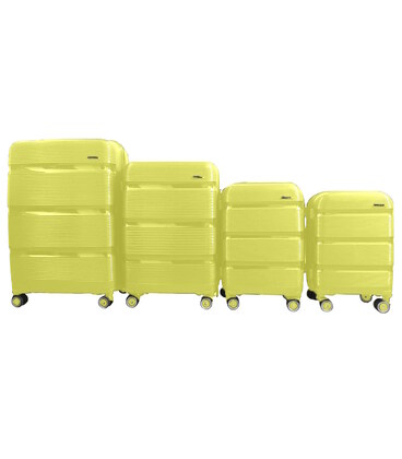 Набор чемоданов Milano 0307 желтый картинка, изображение, фото