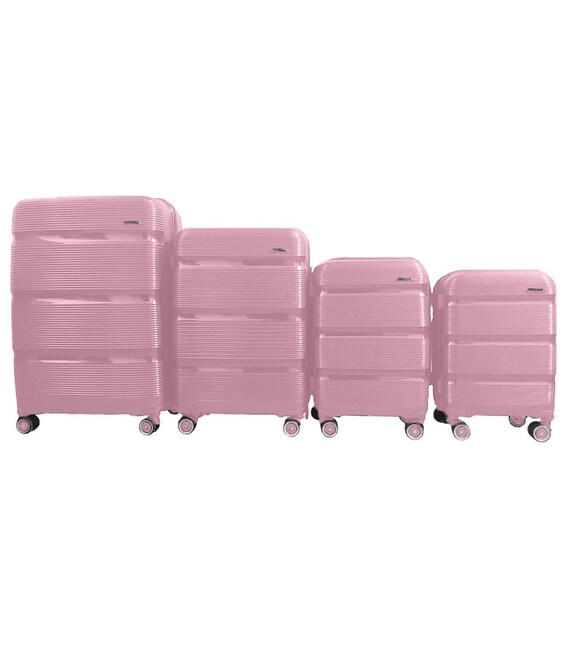 Набір валіз Milano 0307 рожевий картинка, зображення, фото