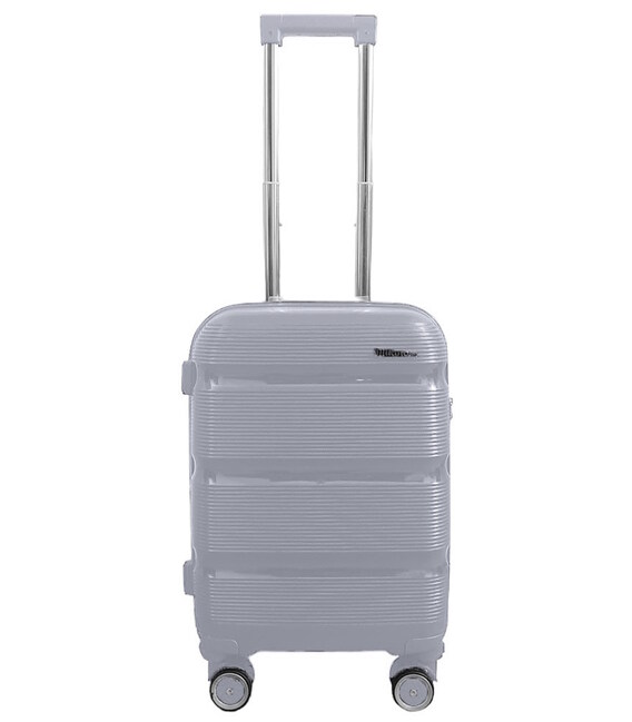 Чемодан Milano 0307 мини XS серебристый фото, картинка, изображение