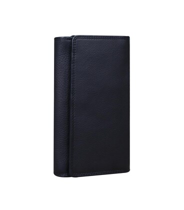 Шкіряний чорний гаманець Tavinchi R-P-5190A картинка, зображення, фото