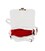 Кожаная сумочка кроссбоди белая Firenze Italy F-IT-1018W-S картинка, изображение, фото