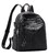 Женский кожаный черный рюкзак Olivia Leather F-FL-NWBP27-1138A картинка, изображение, фото