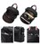 Женский кожаный черный рюкзак Olivia Leather F-FL-NWBP27-1138A картинка, изображение, фото