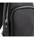 Кожаный черный слинг через плечо Tiding Bag A25F-5058A картинка, изображение, фото