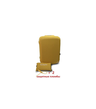 Чохол неопрен на валізу S жовтий Висота 45-55см Coverbag CvS0102E картинка, зображення, фото