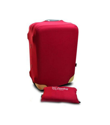 Чохол для валіз Coverbag поліестер на валізу M бордо Висота 53-65см CvP0205M картинка, зображення, фото