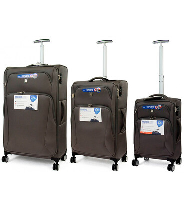 Набір валіз IT Luggage SATIN/Dark Grey IT12-2225-08-3N-S755 картинка, зображення, фото