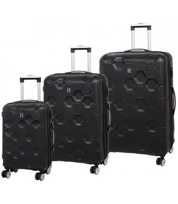 Набор чемоданов IT Luggage HEXA/Black IT16-2387-08-3N-S001 картинка, изображение, фото