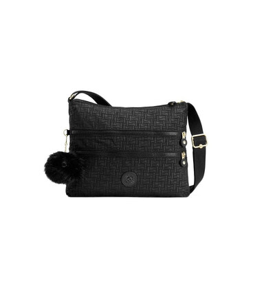 Жіноча сумка Kipling ALVAR Black Pylon Emb (47K) K12472_47K картинка, зображення, фото