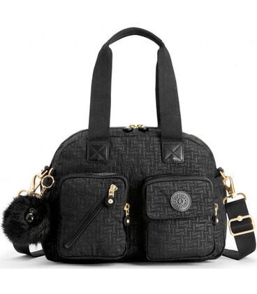 Жіноча сумка Kipling DEFEA UP Black Pylon Emb (47K) KI2501_47K картинка, зображення, фото