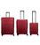 Набір валіз Lojel Cubo V4 S/M/L Burgundy Lj-1627-90340 картинка, зображення, фото