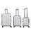 Набор чемоданов Lojel Cubo V4 S/M/L Off White Lj-1627-15430 картинка, изображение, фото