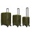 Набір валіз Lojel Cubo V4 S/M/L Cactus Lj-1627-94340 картинка, зображення, фото