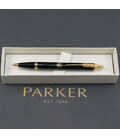 Ручка шариковая Parker IM Black GT BP Герб Украины 22032_T005y картинка, изображение, фото