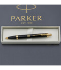 Ручка шариковая Parker IM Black GT BP Трезубец огненный 22032_T031y картинка, изображение, фото