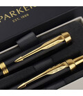 Набор ручек Parker IM Black GT FP+BP (перьевая + шариковая) картинка, изображение, фото