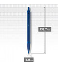 Ручка шариковая Parker IM Professionals UKRAINE Monochrome Blue BP Трезубец 28132_T001y картинка, изображение, фото