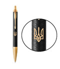 Ручка шариковая Parker IM Premium UKRAINE Black GT BP Трезубец 24032_T001y картинка, изображение, фото