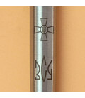Ручка шариковая Parker JOTTER ARMY Stainless Steel CT BP Эмблема ВСУ + Трезубец ЗСУ 16132_W101b картинка, изображение, фото