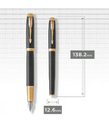 Ручка перова Parker IM Premium Black GT FP F 24 011 картинка, зображення, фото