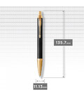 Кулькова ручка Parker IM Premium Black GT BP 24 032 картинка, зображення, фото