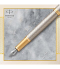 Перова ручка Parker IM Premium Warm Silver GT FP F 24111 картинка, зображення, фото