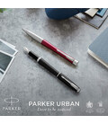 Перова ручка Parker URBAN Muted Black CT FP F 30111 картинка, зображення, фото