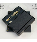 Набір Parker INGENUITY Black Lacquer GT BP (кулькова ручка + блокнот Parker) картинка, зображення, фото