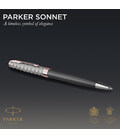 Ручка шариковая Parker SONNET Metal & Grey Lacquer PGT BP 68 232 картинка, изображение, фото