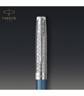 Ручка шариковая Parker SONNET Metal & Blue Lacquer CT BP 68 432 картинка, изображение, фото