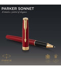 Ручка-ролер Parker SONNET Intense Red GT RB 86 225 картинка, зображення, фото