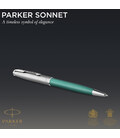 Ручка кулькова Parker SONNET Essentials Metal & Green Lacquer CT BP 83 332 картинка, зображення, фото
