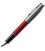 Ручка перьевая Parker SONNET Essentials Metal & Red Lacquer CT FP F 83 611 картинка, изображение, фото