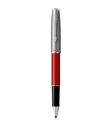 Ручка-роллер Parker SONNET Essentials Metal & Red Lacquer CT RB 83 622 картинка, изображение, фото
