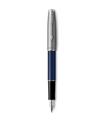 Ручка перова Parker SONNET Essentials Metal & Blue Lacquer CT FP F 83 711 картинка, зображення, фото