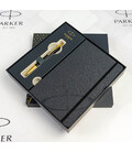 Набір Parker IM Premium Black GT BP (кулькова ручка + блокнот Parker) картинка, зображення, фото